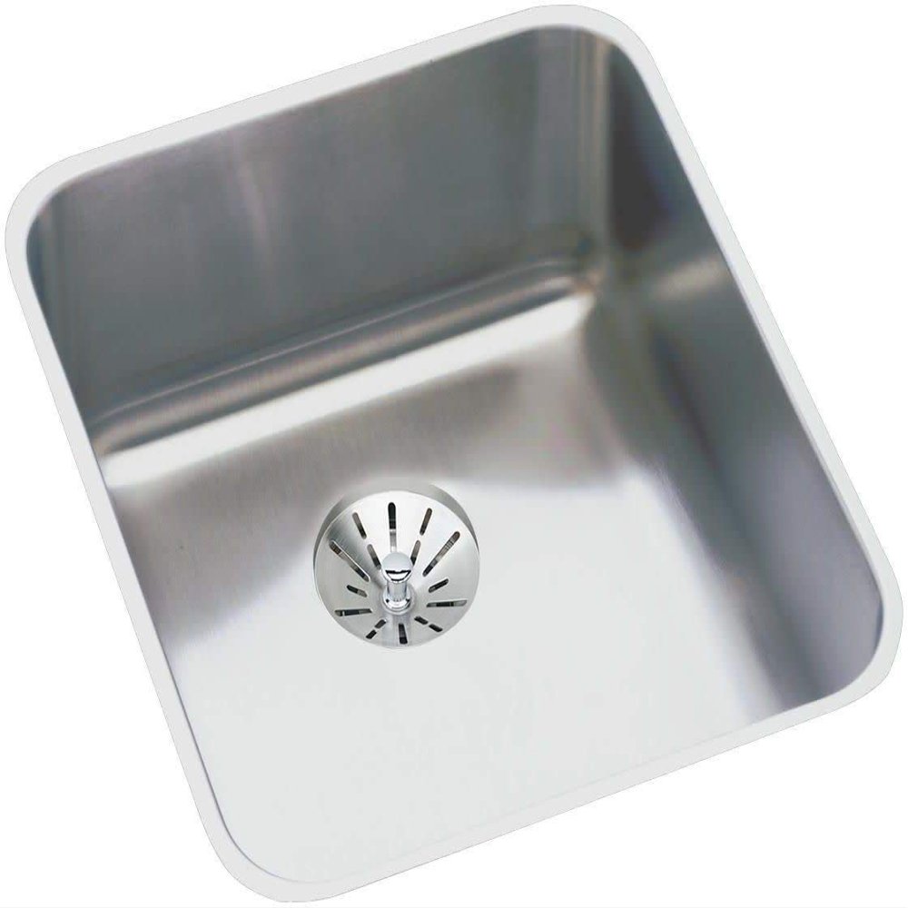 Elkay Lustertone ELUHAD131645PD Single Bowl Undermount Stainless Steel ADA Sink with Perfect Drain