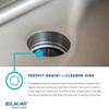 Elkay Lustertone ELUHAD131645PD Single Bowl Undermount Stainless Steel ADA Sink with Perfect Drain view 3