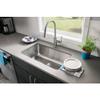 Elkay ELUH281610PDBG Lustertone Classic Single Bowl Undermount Stainless Steel Sink Kit with Perfect Drain, 36 view 2