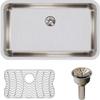 Elkay ELUH2816PDBG Lustertone Classic Single Bowl Undermount Stainless Steel Sink Kit with Perfect Drain view 1