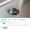 Elkay ELUHAD312055RPD 18 Gauge Stainless Steel 31.25" x 20.5" x 5.375" Double Bowl Undermount Kitchen Sink Kit view 2