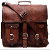 HULSH Leather Messenger Bag for Men, 16 Inch Laptop Briefcase, Computer Bag, Satchel for Office/Work/Travel | Handmade with easy open Push Lock view 1