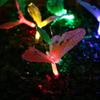 Butterfly Solar String Lights Outdoor Waterproof 12 LED Garden Fairy Lights view 3