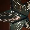 Caribbean Teal Paper Star Lantern with 12 Foot Power Cord Included view 4