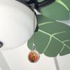 GRAPHICS & MORE Giraffe Orange Circle Ceiling Fan and Light Pull Chain view 3