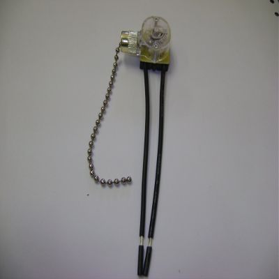 NMD BRAND CEILING FAN 2 WIRE GOLD CHAIN PULL LIGHT SWITCH DR67