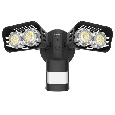 SANSI LED Security Lights, 18W (150Watt Incandescent Equiv.) Motion Sensor Lights, 1800lm 5000K Daylight Waterproof Outdoor Floodlights with Adjustable Dual-Head