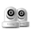 Amcrest Pack of 2, ProHD 1080P WiFi/Wireless IP Security Camera IP2M-841 Pan/Tilt, 2-Way Audio, Optional Cloud Recording, Full HD 1080P 2MP, Super Wide 90 Viewing Angle, Night Vision (White) view 1