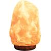 Pure Himalayan Salt Works 100% Natural Himalayan Salt Lamp, Pink Crystal Salt Lamp with Wooden Base, Includes 15W Bulb and 6-Foot Cord with On/Off Switch, 9-13.5 Lbs, 8 H view 1