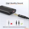 CableCreation Type C External Sound Card with 3.5 mm Audio Jack, USB-C Microphone Headphone Adapter Compatible with MacBook Pro, iMac, iPad Pro 2020, iPhone 16/15, Galaxy S24/ S23/ S22/ S21+ view 2