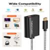 CableCreation Type C External Sound Card with 3.5 mm Audio Jack, USB-C Microphone Headphone Adapter Compatible with MacBook Pro, iMac, iPad Pro 2020, iPhone 16/15, Galaxy S24/ S23/ S22/ S21+ view 4