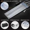 FYYZY Christmas Lights Meteor Shower Rain Light Falling Rain Lights with 8 Tubes 192 LEDs Waterproof Icicle Snow Fall String Lights for Party Tree Home Patio Outdoor Decoration(8 Tubes,White) view 2
