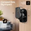 TNP Universal Satellite Speaker Wall Mount Bracket Ceiling Mount Clamp with Adjustable Swivel and Tilt Angle Rotation for Home Theater Surround Sound System Satellite Speakers - 2 Pack, Black view 3