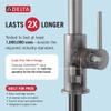 Delta Trinsic Matte Black Kitchen Faucet with Pull Down Sprayer, Modern Single Hole Kitchen Sink Faucet, Single Handle, Matte Black 9159-BL-DST view 4