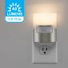 GE LED Motion Sensor Night Light, Plug into Wall, 40 Lumens, Soft White, UL-Certified, Energy Efficient, Ideal Nightlight for Bedroom, Bathroom, Kitchen, Hallway, 29844, Silver, 1 Pack view 3