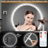 LED Vanity Mirror Lights for Makeup Dressing Table Vanity Set 13ft Flexible LED Light Strip Kit 6000K Daylight White with Dimmer and Power Supply, DIY Mirror, Mirror not Included view 2