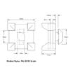 8020, 12314, 10 and 25 Series Nylon Cable Zip Tie Mounting Block 80/20 Cable Tie Mount for Wire Management (25 Pack) view 3