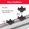 8020, 12314, 10 and 25 Series Nylon Cable Zip Tie Mounting Block 80/20 Cable Tie Mount for Wire Management (25 Pack) view 4