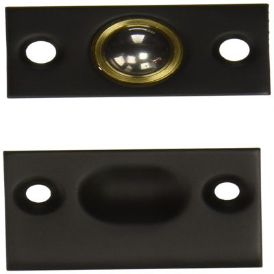 Baldwin 0426190 Adjustable Ball Catch, Black