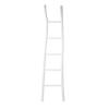 Creative Co-Op Decorative Painted Wood Blanket Ladder, White view 4
