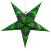 Hometown Evolution, Inc. Honeycomb Bright Green Paper Star Lantern with 12 Foot Power Cord Included view 1