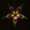 Hometown Evolution, Inc. Honeycomb Bright Green Paper Star Lantern with 12 Foot Power Cord Included view 3