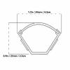 InstallerParts Small Corner Duct Cable Raceway - White - 1.69"x0.9" - 5 Feet view 2