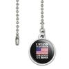 I Stand for The Flag Kneel Cross USA American Flag Patriotic Ceiling Fan view 2