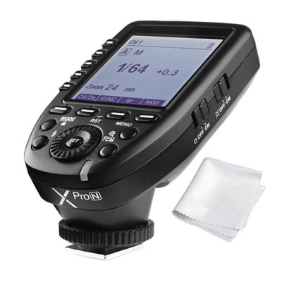 Godox XproN Xpro-N TTL Wireless Flash Trigger for Nikon, 1/8000s HSS TTL-Convert-Manual Function Large Screen Slanted Design 5 Dedicated Group Buttons 11 Customizable Functions (XProN for Nikon)