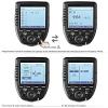 Godox XproN Xpro-N TTL Wireless Flash Trigger for Nikon, 1/8000s HSS TTL-Convert-Manual Function Large Screen Slanted Design 5 Dedicated Group Buttons 11 Customizable Functions (XProN for Nikon) view 4