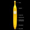 Banana Phone Bluetooth Handset for iPhone and Android Mobile Devices (Single Banana) view 2
