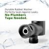 High Sierra - All Metal Lead-Free Handheld Shower Head Holder. Polished Chrome Finish view 3