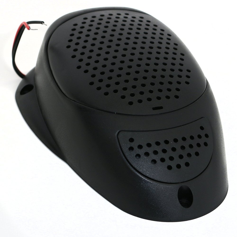 1 Factory Radio Black 3 Inch Waterproof Surface Mount Satellite Speaker 25 Watts Marine Spa RV