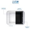 Tile Redi USA Niche Single Recessed Shower Shelf  Black, One Inner Shelf, 16-Inch Width x 14-Inch Height x 4-Inch Depth (620) view 4