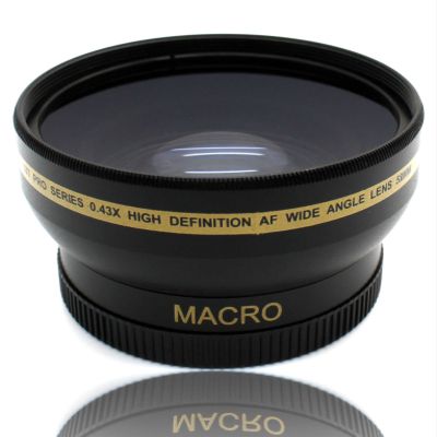 58MM Wide Angle Macro Lens for Canon EOS Rebel T6 T5 T3 SL2 SL1 18-55mm
