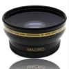 58MM Wide Angle Macro Lens for Canon EOS Rebel T6 T5 T3 SL2 SL1 18-55mm view 1
