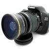 58MM Wide Angle Macro Lens for Canon EOS Rebel T6 T5 T3 SL2 SL1 18-55mm view 2