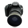 58MM Wide Angle Macro Lens for Canon EOS Rebel T6 T5 T3 SL2 SL1 18-55mm view 4