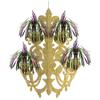 Amscan 670729 Mardi Gras Firework Chandelier Decoration, 20.5" x 14.4" 1 ct view 1