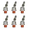 Industrial Swivel 1/4" NPT Male Quick Connect Air Tool Fittings - 6 Pack (Industrial/Milton (M) Style) view 1