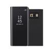 Galaxy S8 Case,Shinetop Smart Clear View Window Electroplate Plating Stand PC Mirror Flip Folio Case Cover Ultra Slim Thin Full Body Protective Case for Samsung Galaxy S8 (2017) with Kickstand-Black view 1