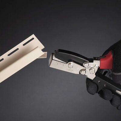 Malco JCC75R REDLINE 3/4 J-Channel Cutter Notcher | .975 In. Knockout Width | 3/8 to 1-1/4 in. Notch Depth | Vinyl Siding Tool