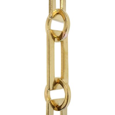 RCH Hardware CH-12-PB Brass Chandelier Chain, Polished Brass (1 Foot)