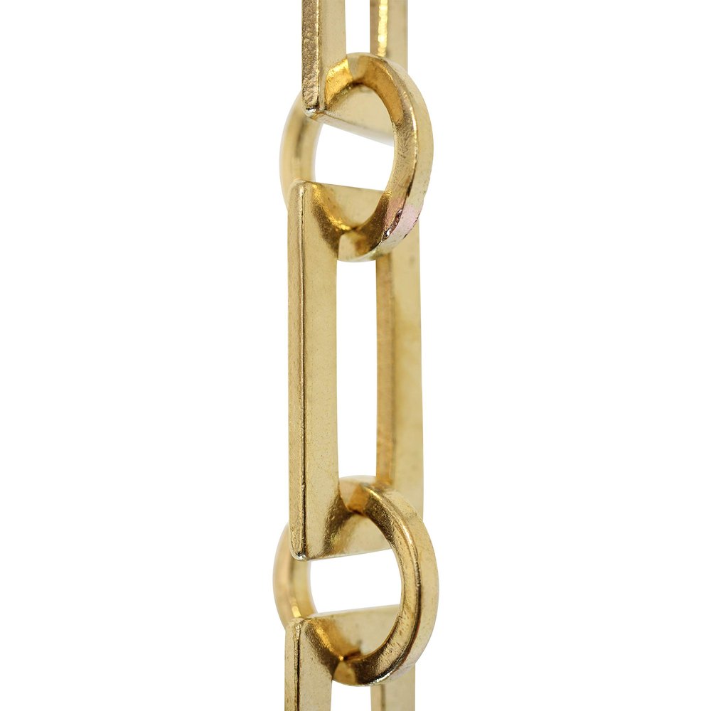 RCH Hardware CH-12-PB Brass Chandelier Chain, Polished Brass (1 Foot)