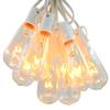 Vintage Edison Outdoor String Lights (ST40 Clear - White Wire, 50 ft) view 1