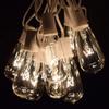 Vintage Edison Outdoor String Lights (ST40 Clear - White Wire, 50 ft) view 2