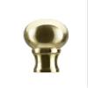 Aspen Creative 24018-11 Steel Lamp Finial in Brass Plated Finish, 1-3/8" (1 Pack) view 1