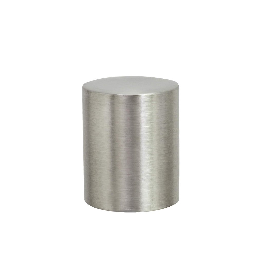 Aspen Creative 24019-21, 1 Pack Steel Lamp Finial in Brushed Nickel Finish, 1 1/4" Tall