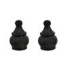 Aspen Creative 24017-32 Steel Lamp Finial in Oil Rubbed Bronze Finish, 1 1/2" Tall (2 Pack) view 1