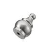 Aspen Creative 24017-22 Steel Lamp Finial in Brushed Nickel Finish, 1 1/2" Tall (2 Pack) view 2